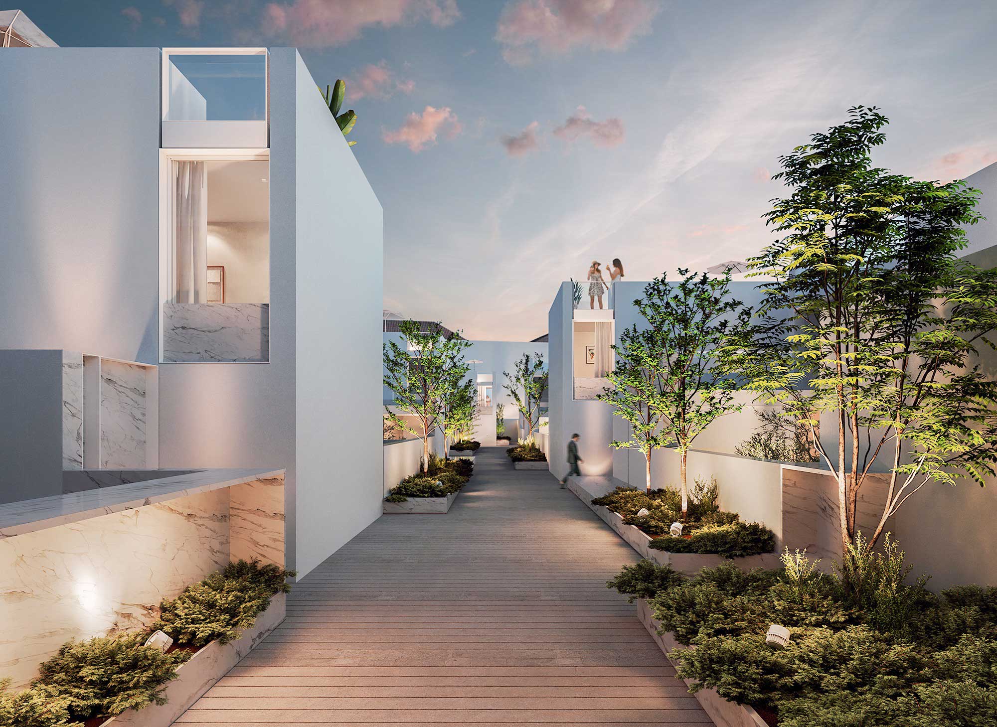 Secret Garden Villas - promenade