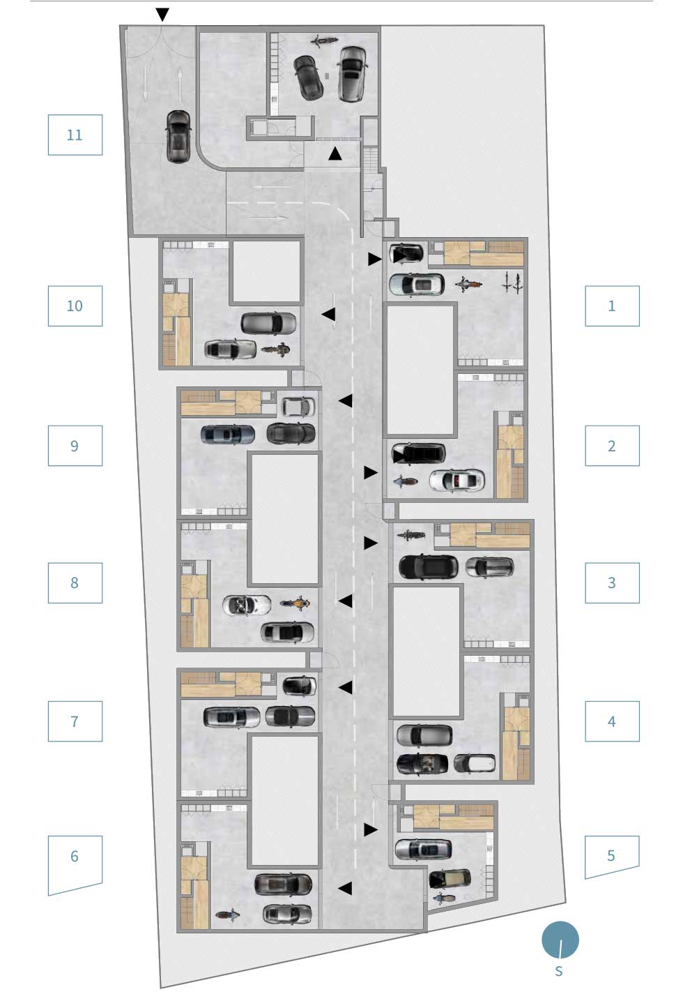 Secret Garden Villas - parking